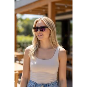 OAKLEY Holbrook OO9102-B7 Unisex Sunglasses Woodgrain Frame Prizm Daily Polarize
